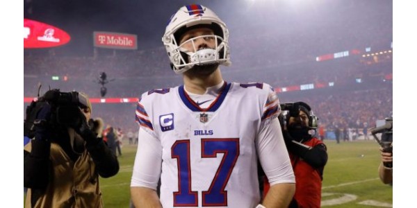 Josh Allen arbetar hårt för att förbättra sin kondition under lågsäsongen